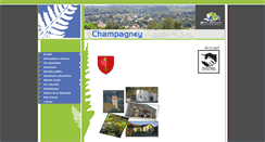 Desktop Screenshot of champagney.fr